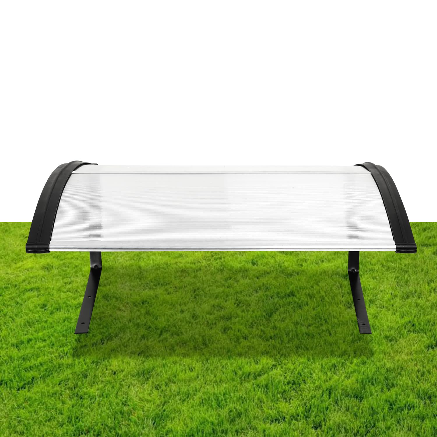 Garage pour robot tondeuse, en plastique polypropylène, abri de pluie protégé contre les UV pour robot tondeuse, protection contre les intempéries, 106 x 87 x 50 cm, blanc