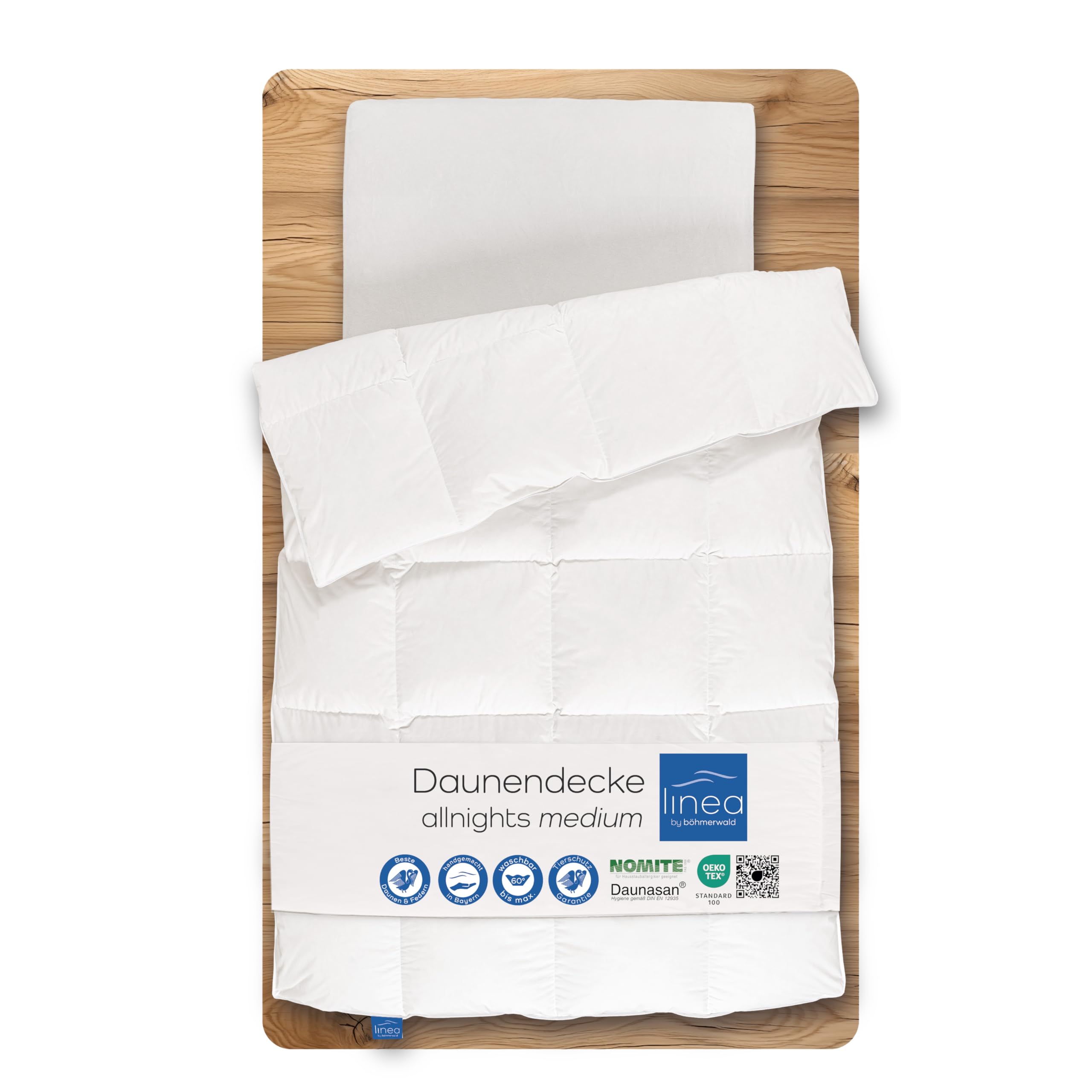 Couette lavable 60°C anti-allergique plumes et duvet