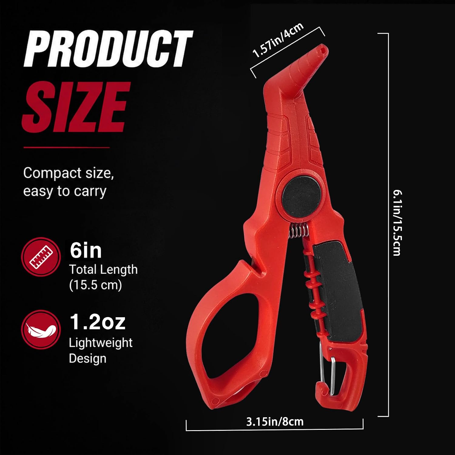 Eupheng Wacky Rig Worm Pliers with 300 O-Rings, Line Cutter & Storage | Neko Wacky Rig Tools Protects Soft Baits with O-Rings (5/6/7mm) Luminous,Black,Pumpkin Green,Clear for Neko Rig Bass Fishing