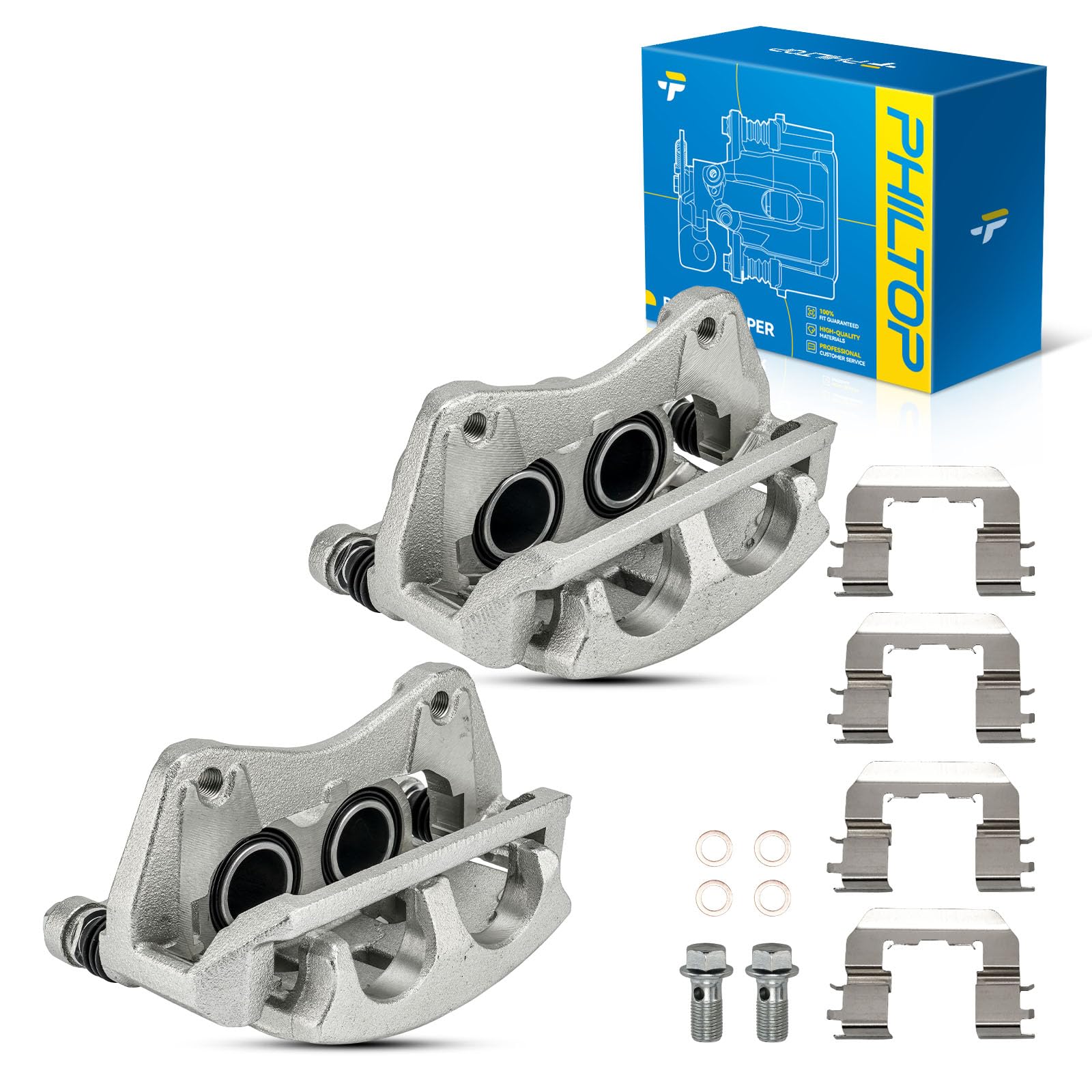 PHILTOP Front Brake Caliper for 2009-2015 Honda Pilot
