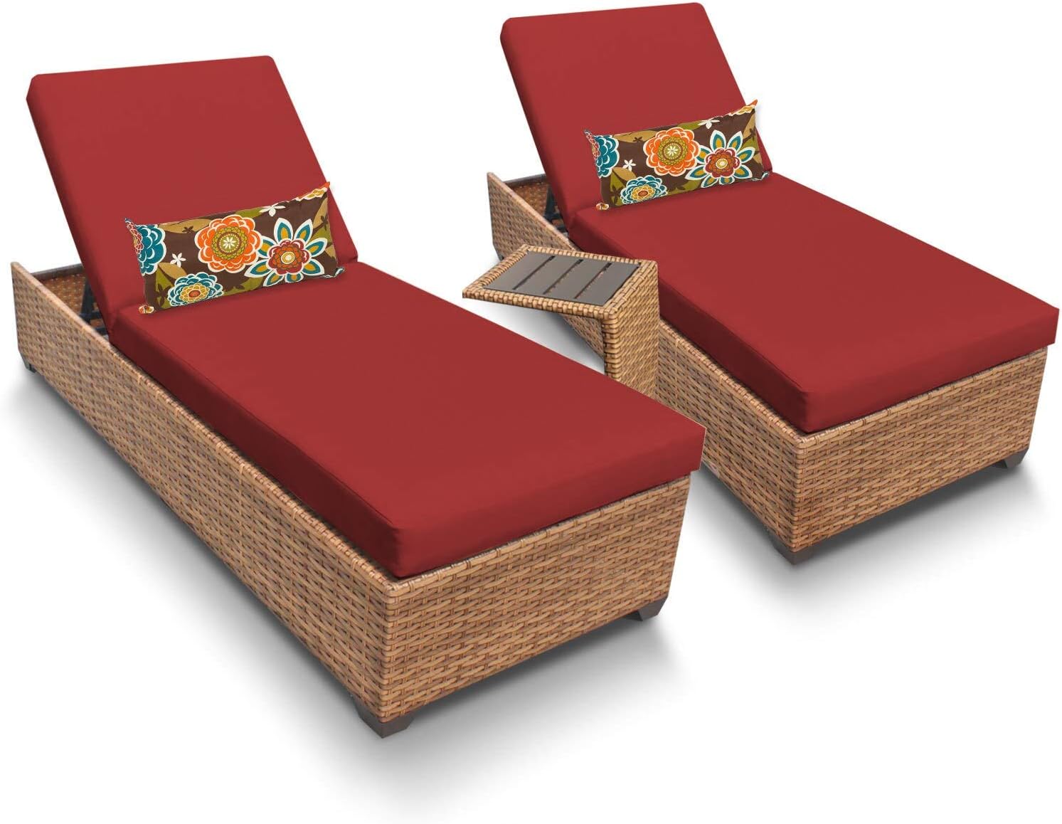Outdoor Home Bayou Wicker 2Piece Outdoor Patio Wicker