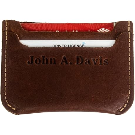 The Bradford Front Pocket Double Sleeve Fine Leather Wallet