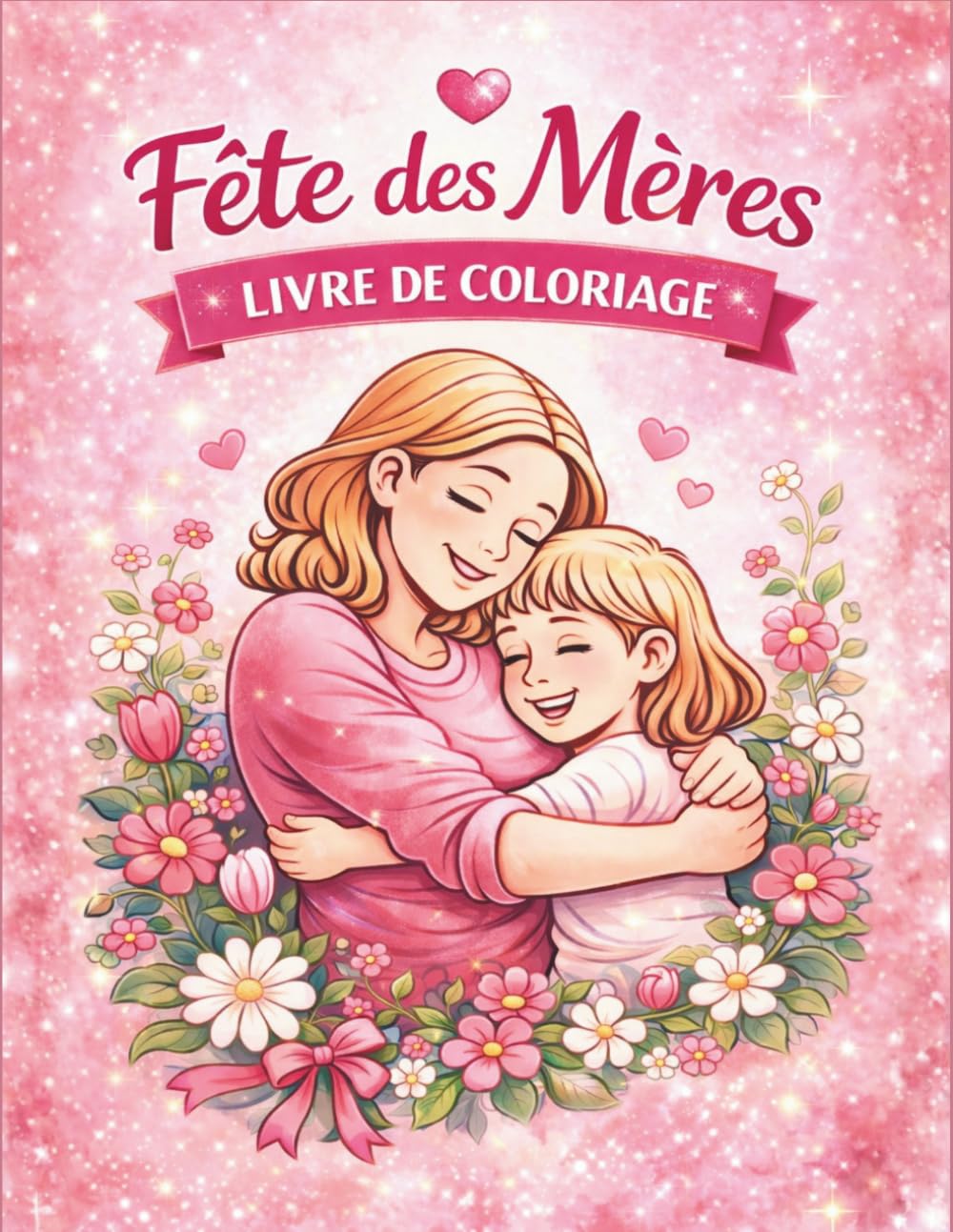 FÊTES DES MÈRES Livre de Coloriage: Cadeau tendre et créatif pour maman. Moments d’amour à colorier mère et enfant. Détente, émotion et complicité en famille.