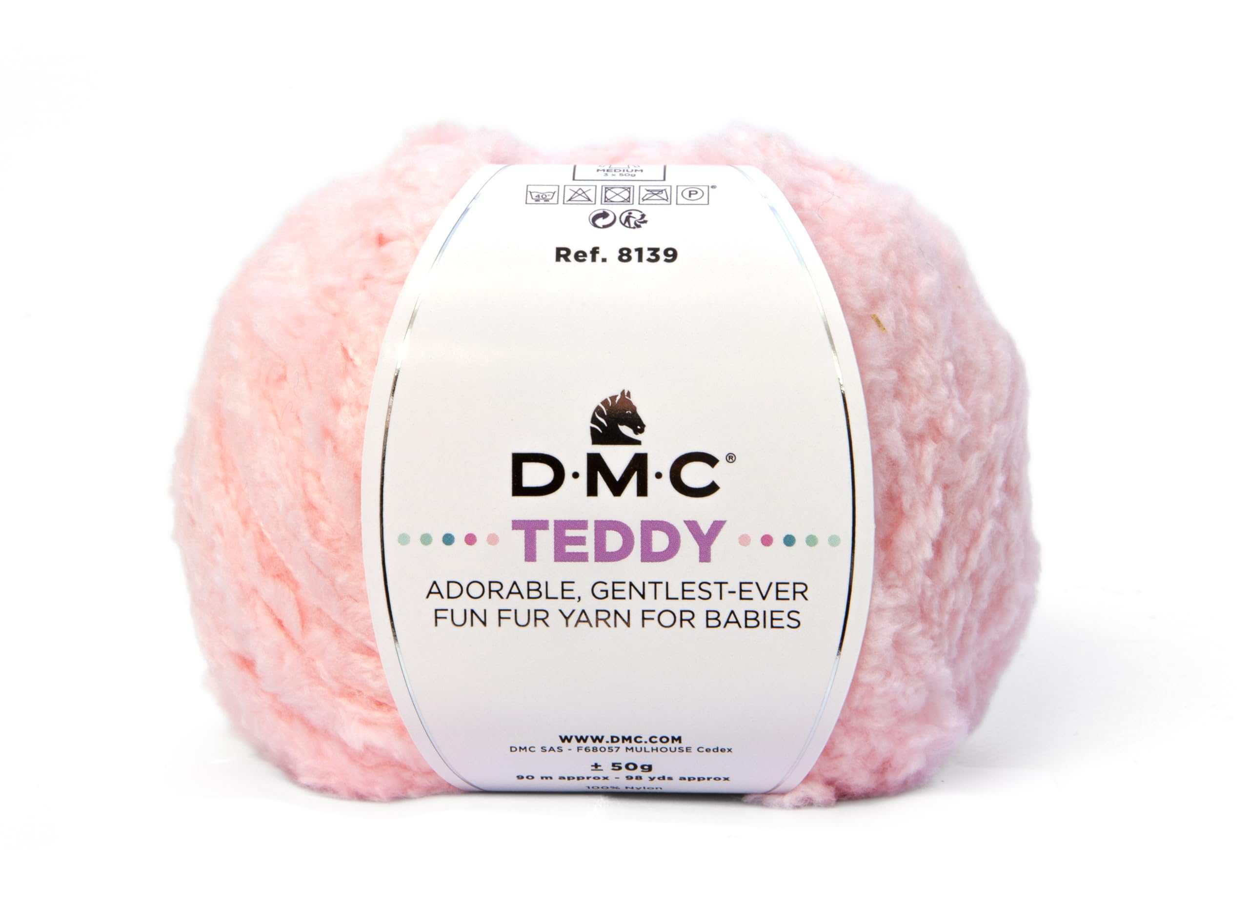 Amazon.co.jp: DMC 毛糸 ファー ヤーン TEDDY テディ 並太 90m 50g玉