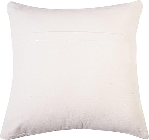 Miniatura 7 de Artompact Juego de 2 fundas de cojín decorativas de 18 x 18 pulgadas, estilo bohemio, decorativas, 100 % algodón, cuadradas, para casa de campo,