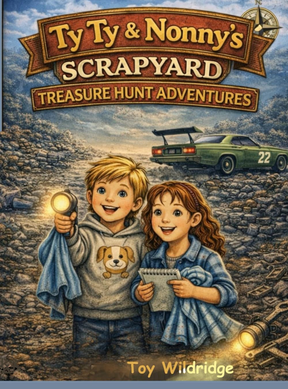 Ty Ty & Nonny’s Scrapyard Treasure Hunt Adventure: A Kids Mystery Puzzle Adventure Story