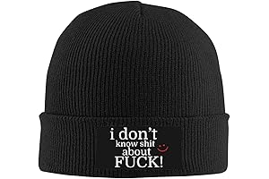 I Don't Know Shit About Fucking Beanie Hat