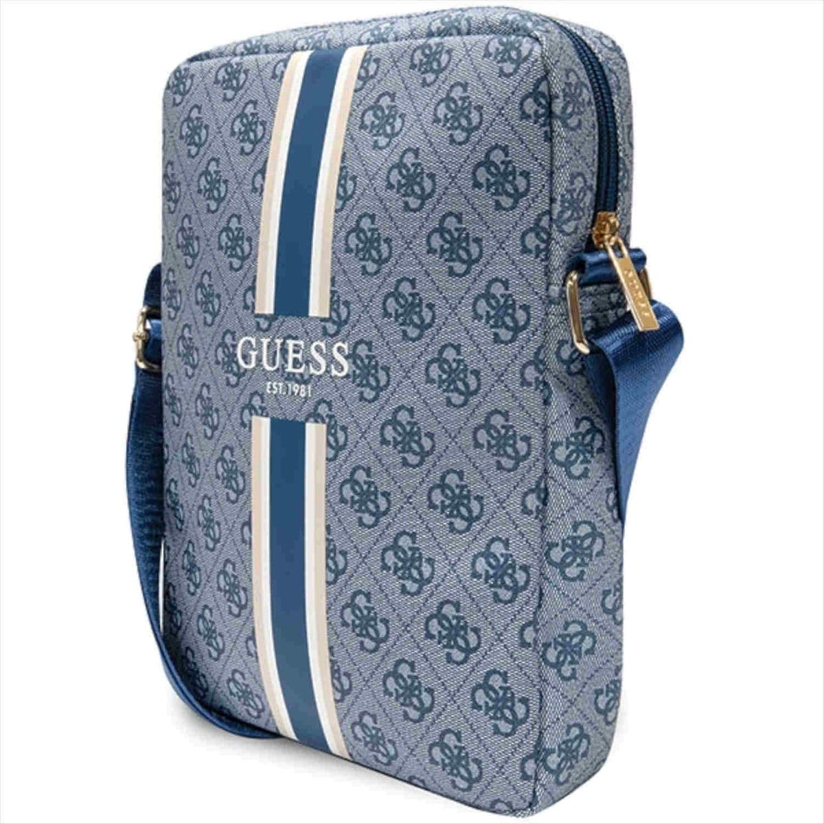 Guess Tasche GUTB10P4RPSB 10" Blau 4G Stripes Tablet Bag