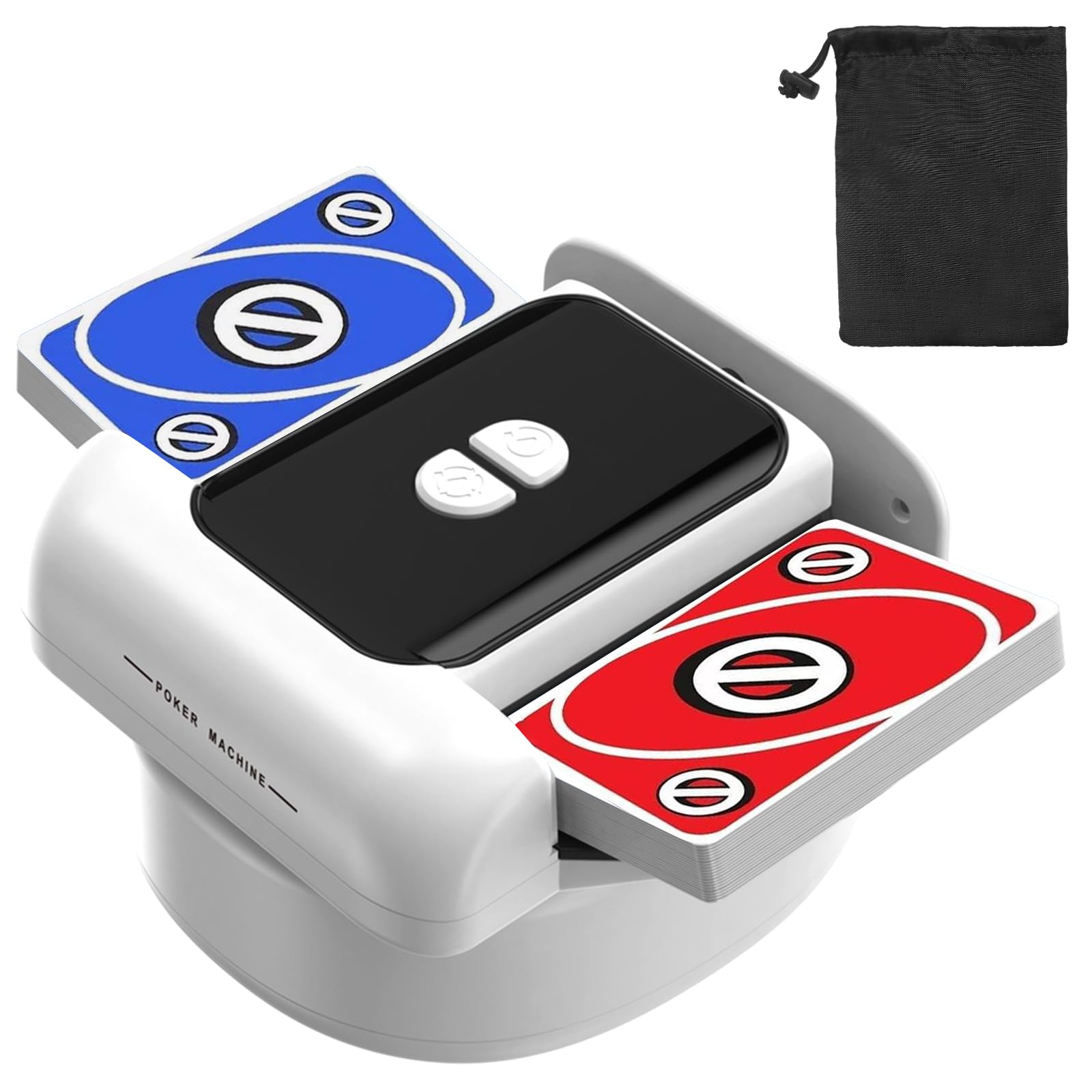 Casossuixin Card Shuffler Machine 1-2 Deck with 1 Playing Card Storage Bag