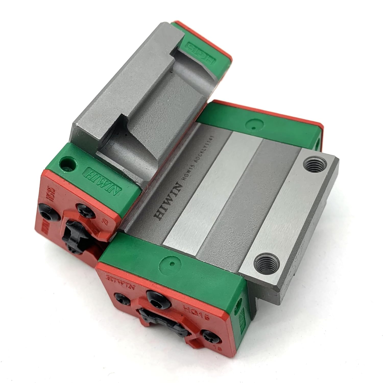 Original New HIWIN Linear Guide HGH15CA HGW15CC QHH15CA QHW15CC Block HGR15 Rails Carriage Bearings Slider Guideway (HGW15CC Block)