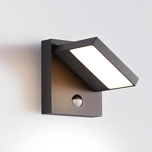 Miniatura 7 de Lámpara de pared exterior con sensor de movimiento para el hogar, lámpara LED moderna de montaje en pared, lámpara de montaje en pared, IP54