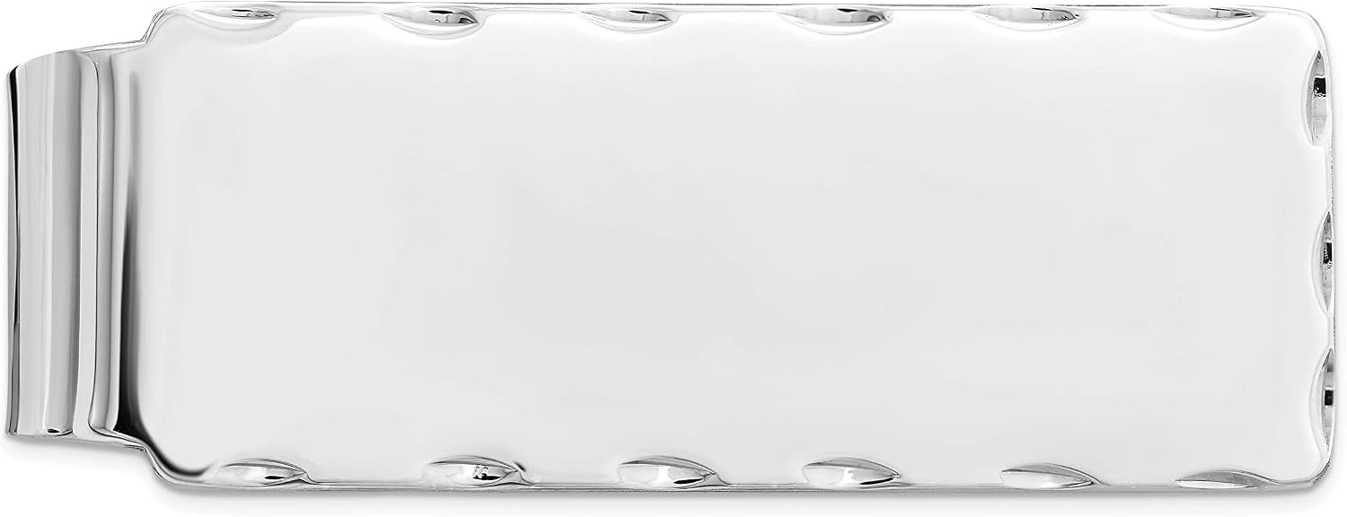 Men's 925 Sterling Silver Money Clip Fine Jewelry for Men Gifts for Him