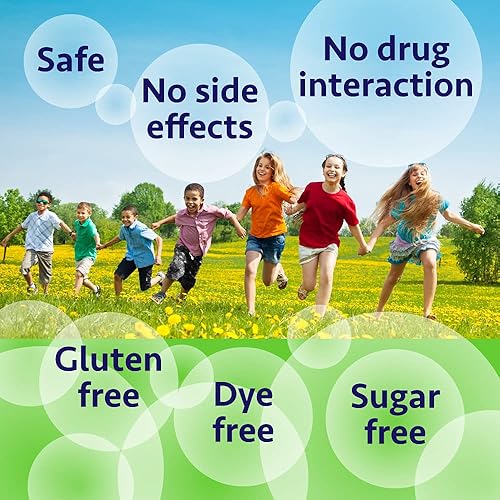 Miniatura 4 de Kids Relief Combo de jarabe para la tos y el resfriado, fórmula diurna y nocturna para niños de 0 a 12 años, sabor a caramelo, sin gluten y tinte,