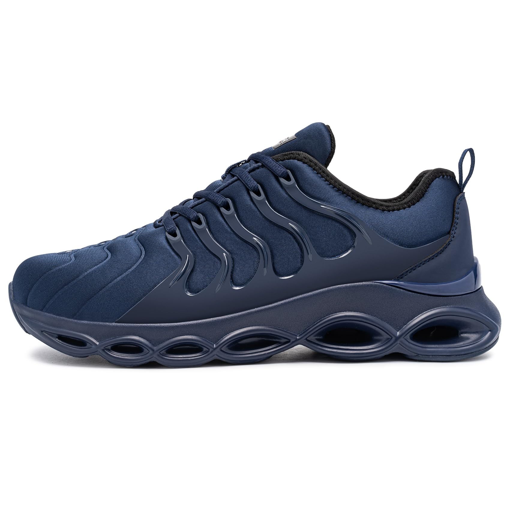 LARNMERN Scarpe Antinfortunistiche Donna Moda con Punta in Acciaio Scarpe Antinfortunistica Comodo Ammortizzazione Scarpe da Lavoro Leggere Traspiranti(Blu Navy,39EU)