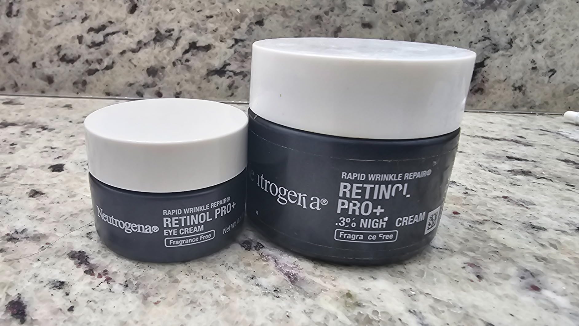 Kenvue Neutrogena Rapid Wrinkle Repair Retinol Pro+ Anti-Wrinkle Eye Cream, Targeted Eye Cream for Wrinkles & Dark Circles, Formulated without Fragrance, Dyes, Phthalates, and Parabens, 0.5 oz