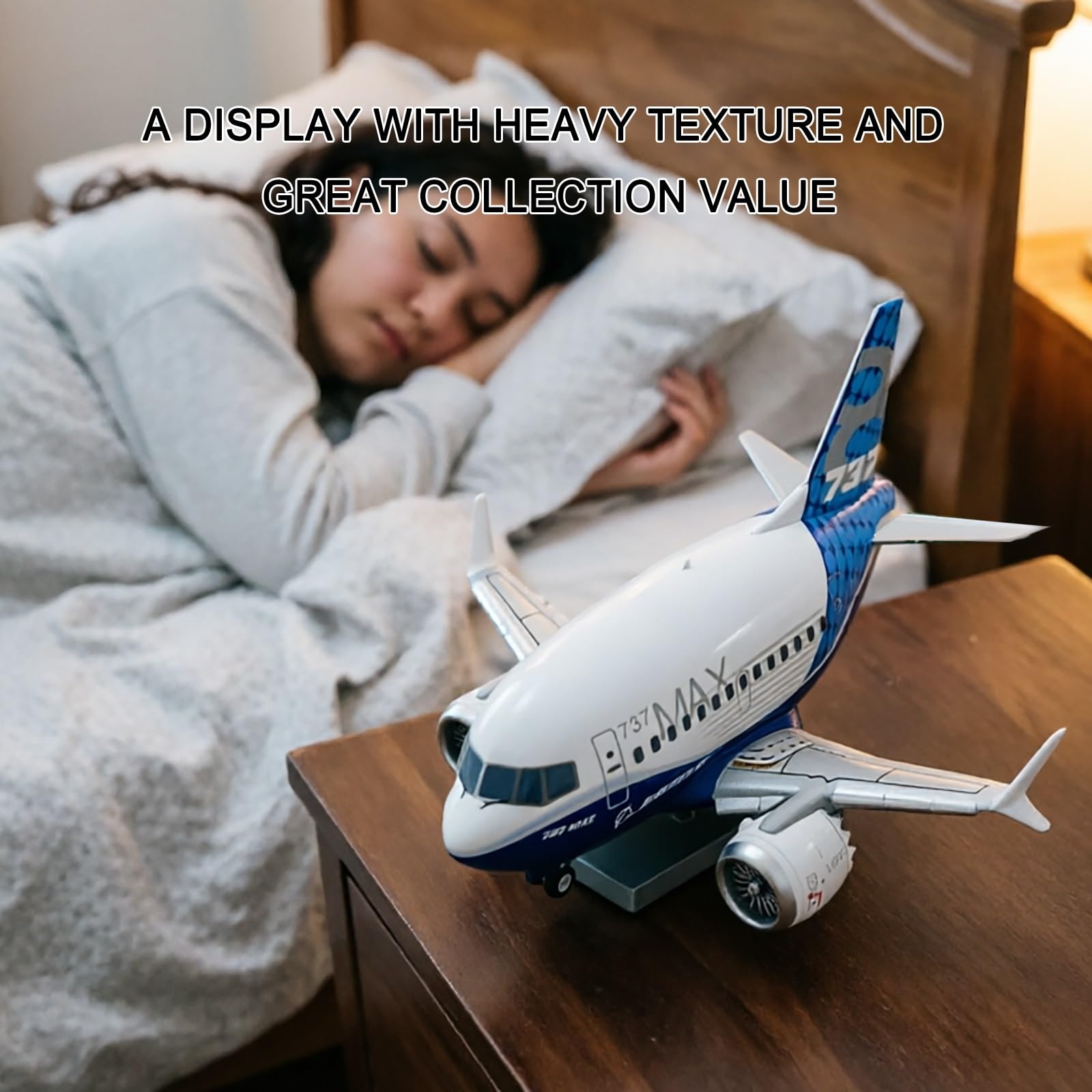 5,11 pollici B737 MAX Q-Style pressofuso in lega aeroplano modello realistico desktop scaffale decorazione regalo collezione premium for gli appassionati aviazione display ufficio