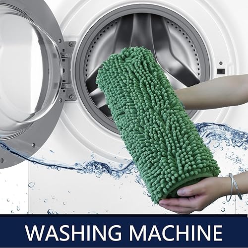 Miniatura 8 de BOANKODU Juego de alfombras y tapetes de baño, juego de 2 alfombras de baño de felpilla, lavables a máquina, antideslizantes, lavables a máquina,