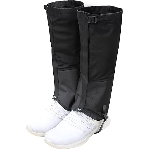 Tlswshsy Trimmer Brush Leg Gaiters-Waterproof Leg Guards for Trimming-Adjustable Lawn Care Leg Protection for Men and Women