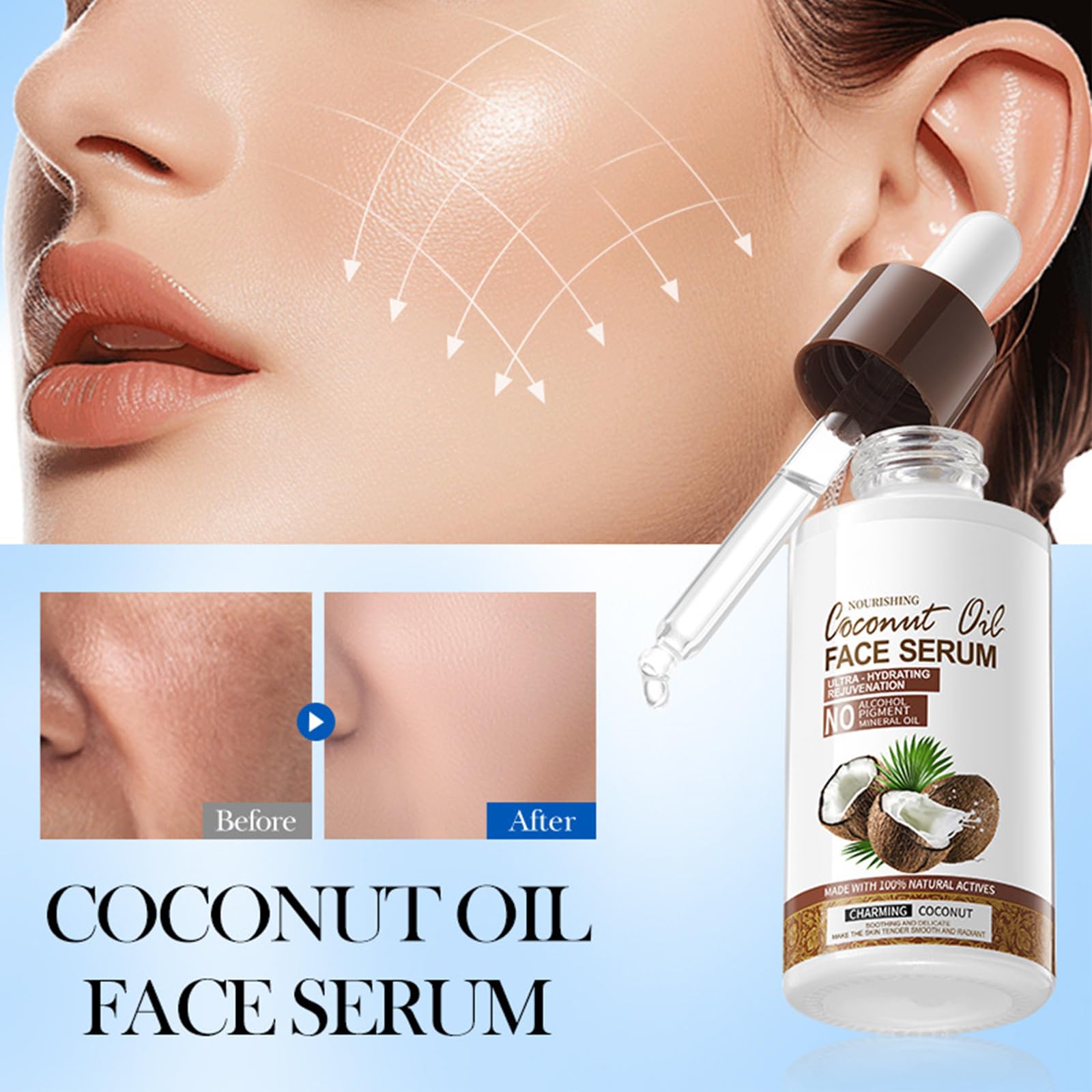 Coconut Oil Intensive Serum Coconut Oil Miracle Cream Anti-Wrinkle & Moisture Boost - Image 2