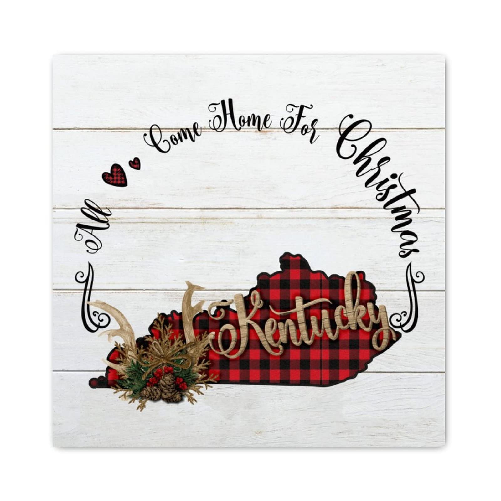 Décoration murale élégante de Noël pour salon et chambre