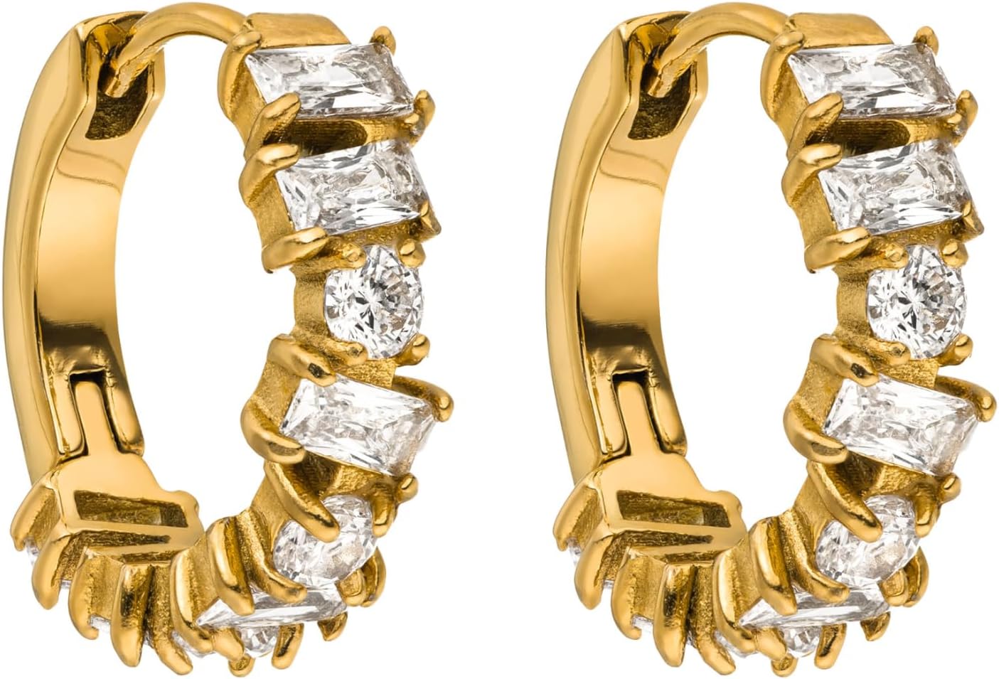 PURELEI® Earring Chic – 14K Gold plated stainless steel jewelry – Water-resistant earring for women – Fashion jewelry for your individual look