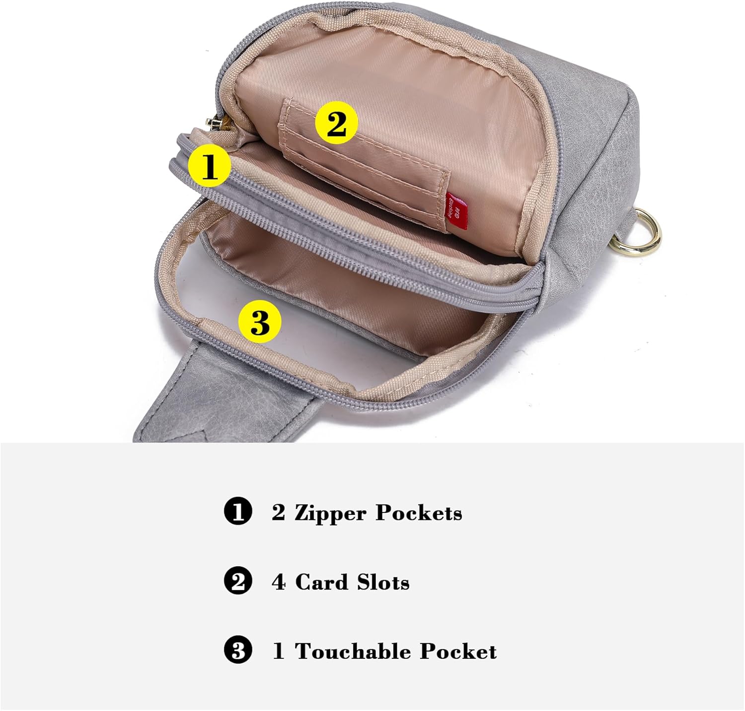 Travel Small Sling Bag for Women Anti Theft Crossbody Bags Phone Purse Cross Body Fanny Pack Over the Shoulder Bags