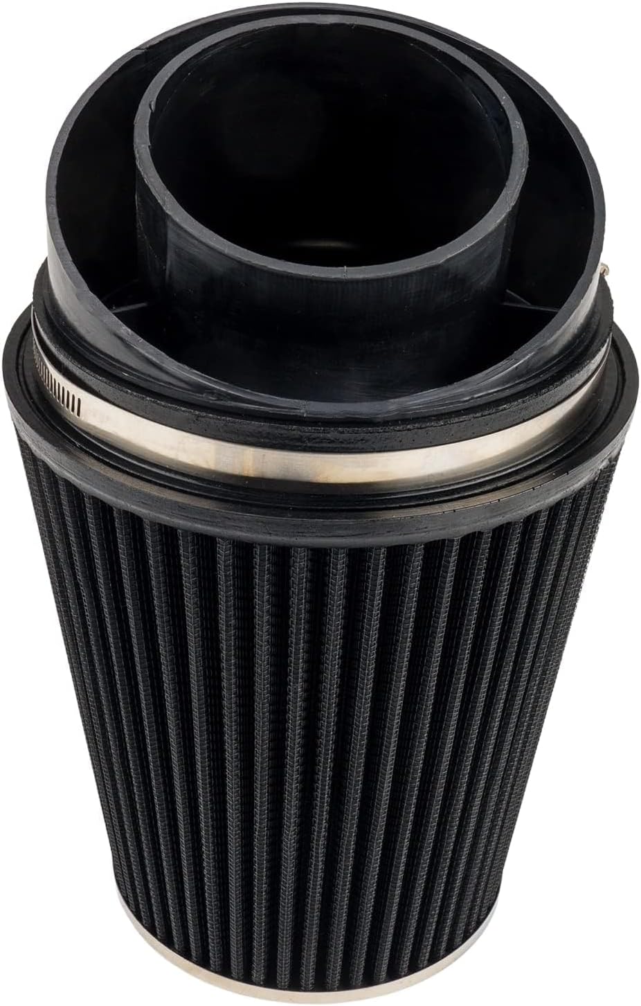 PHILTOP Cold Air Intake System Aluminum Polished High Flow Replacement Compatible with 2007-2008 Cadillaaac Escalade 6.2L V8, High Permance Compatible with Filters