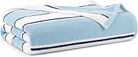 Vista 17 de Aston & Arden Toalla de playa a rayas, extragrande 35 x 70, algodón suave afelpado grueso, 600 GMS, pesada y lujosa para sillas de piscina, centro