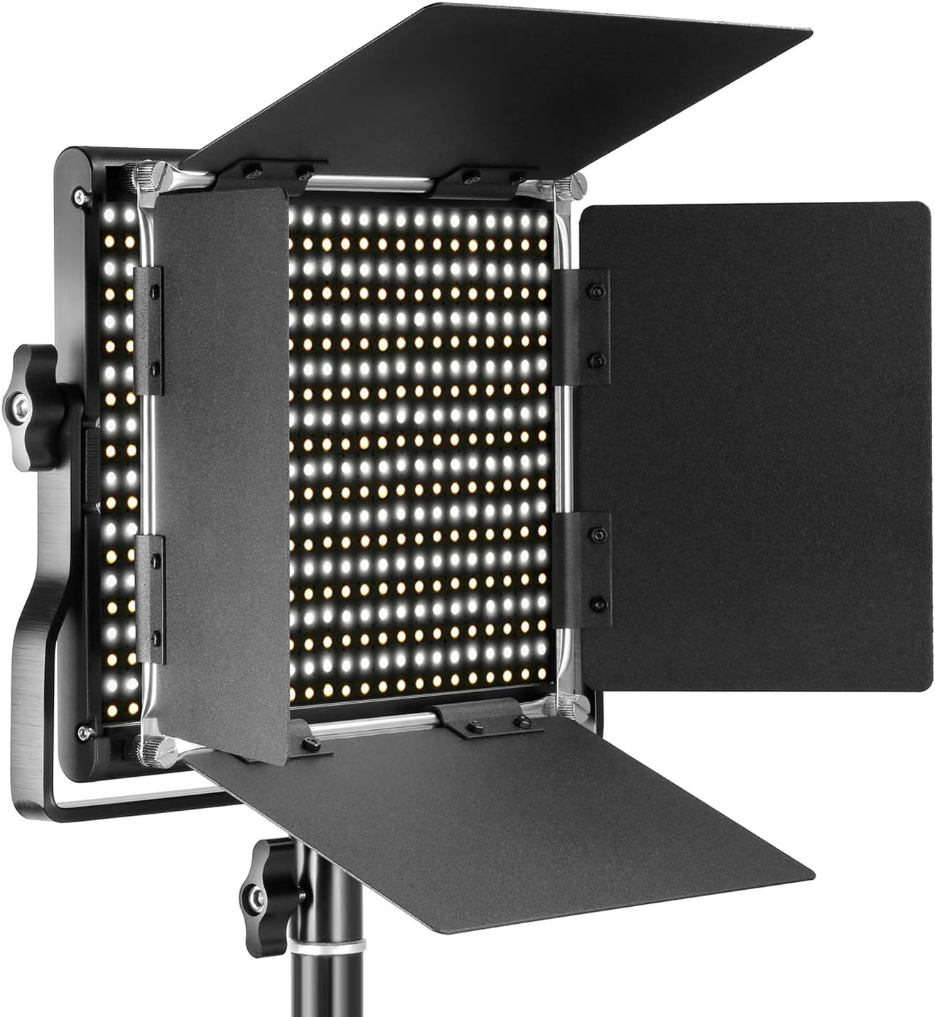 Neewer Dimmable Bi-Colour LED with U Bracket Professional Video Light for Studio, YouTube Outdoor Video Photography Lighting Kit, Durable Metal Frame, 480 LED Beads, 3200-5600K, CRI 96+