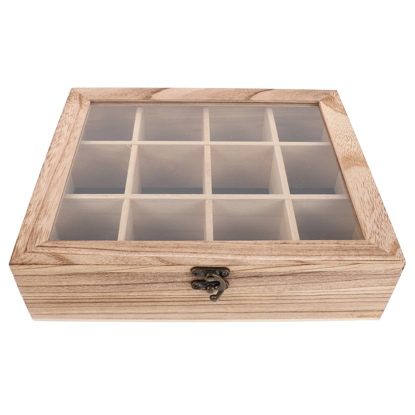 Boîte de collection Healvian pour écoles et bureaux avec rangement bois 16 compartiments