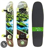 Vista 1 de Sector 9 Longboards Cruiser - Patineta completa Cascade Ninety Five de 8.75 x 30.5 pulgadas