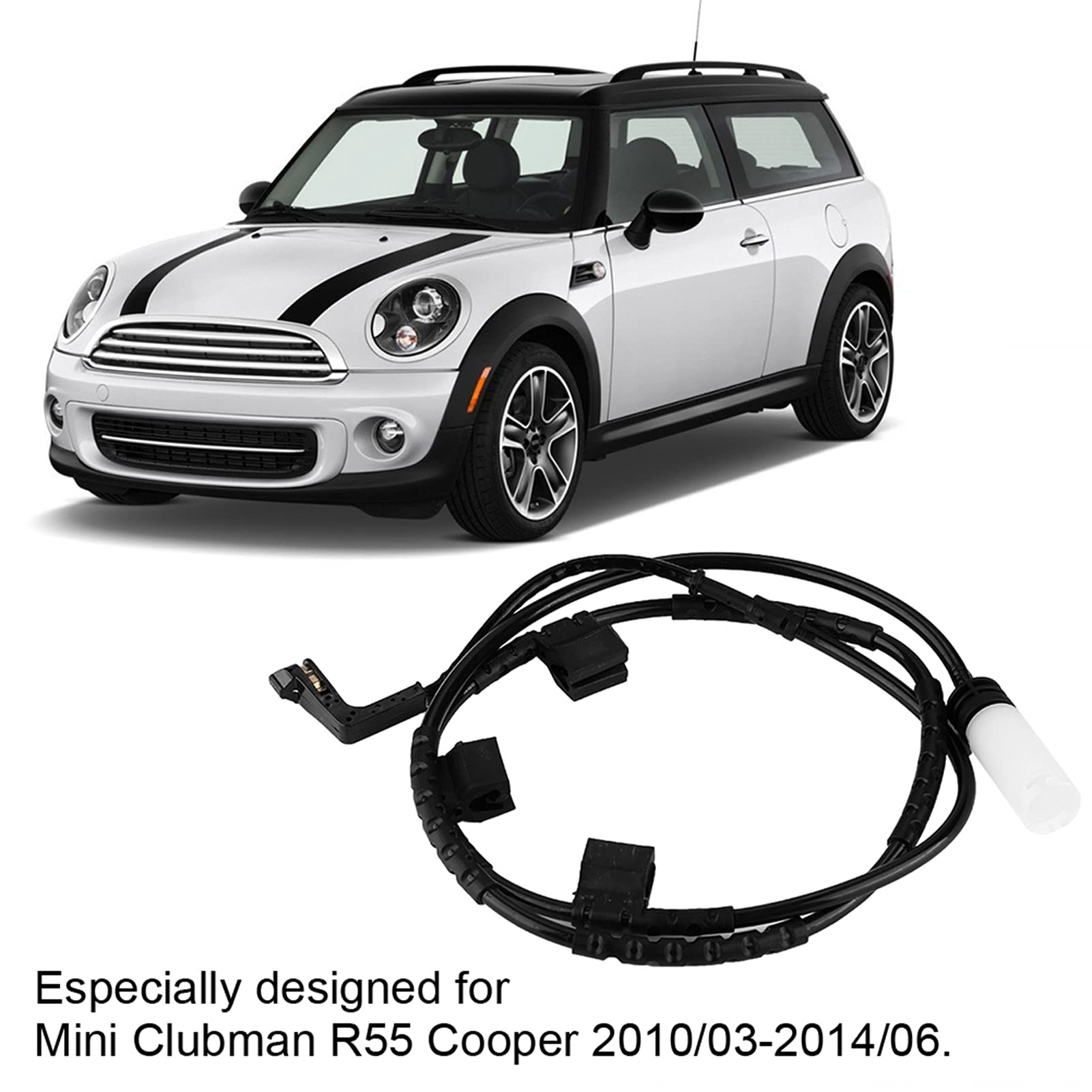 Sensore Freno Sensore Pastiglia Freno 34356773018 Kit Sensore Usura Pastiglia Freno Posteriore per Mini R56 Clubman R55 Descapotable R57 Coopersensore freno mini r56, sensore pastiglie freno mini one,