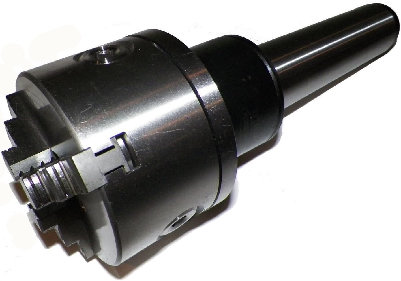 6" 3 Jaw Precision Lathe Chuck with MT4 Shank (Rotating Triple Ball Bearing)