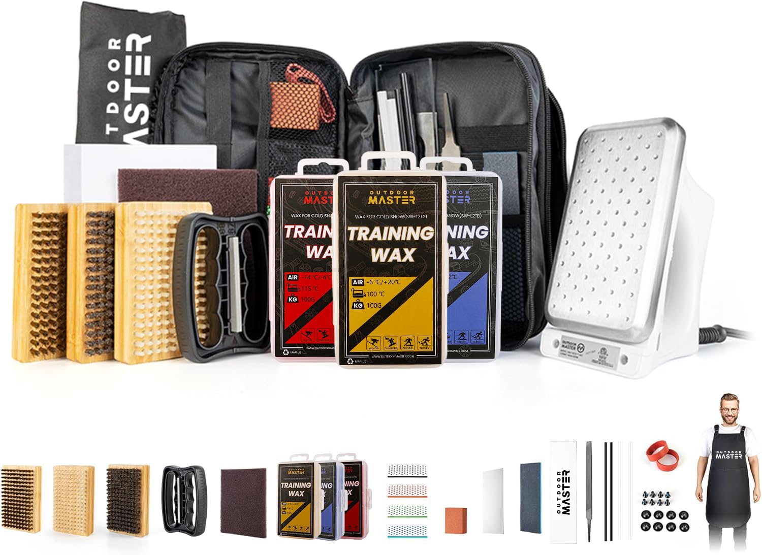 Amazon | OutdoorMaster スキー スノーボード チューニングとワックス
