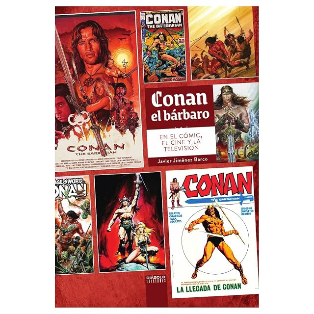 Portada de CONAN EL BARBARO EN EL COMIC, EL CINE Y LA TELEVISION