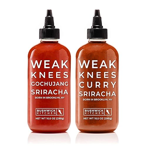 Weak Knees Gochujang Sriracha + Weak Knees Curry Sriracha Set