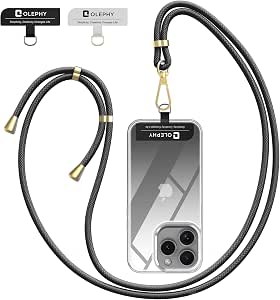3 Pezzi Cordino Per Cellulare Da Collo, LYHURK Corda Laccio Telefono Regolabile Filo Per Telefono Al Collo Laccio Universale, Staccabile Cordino Telefono Collo Evitare Perdite (Bianco
