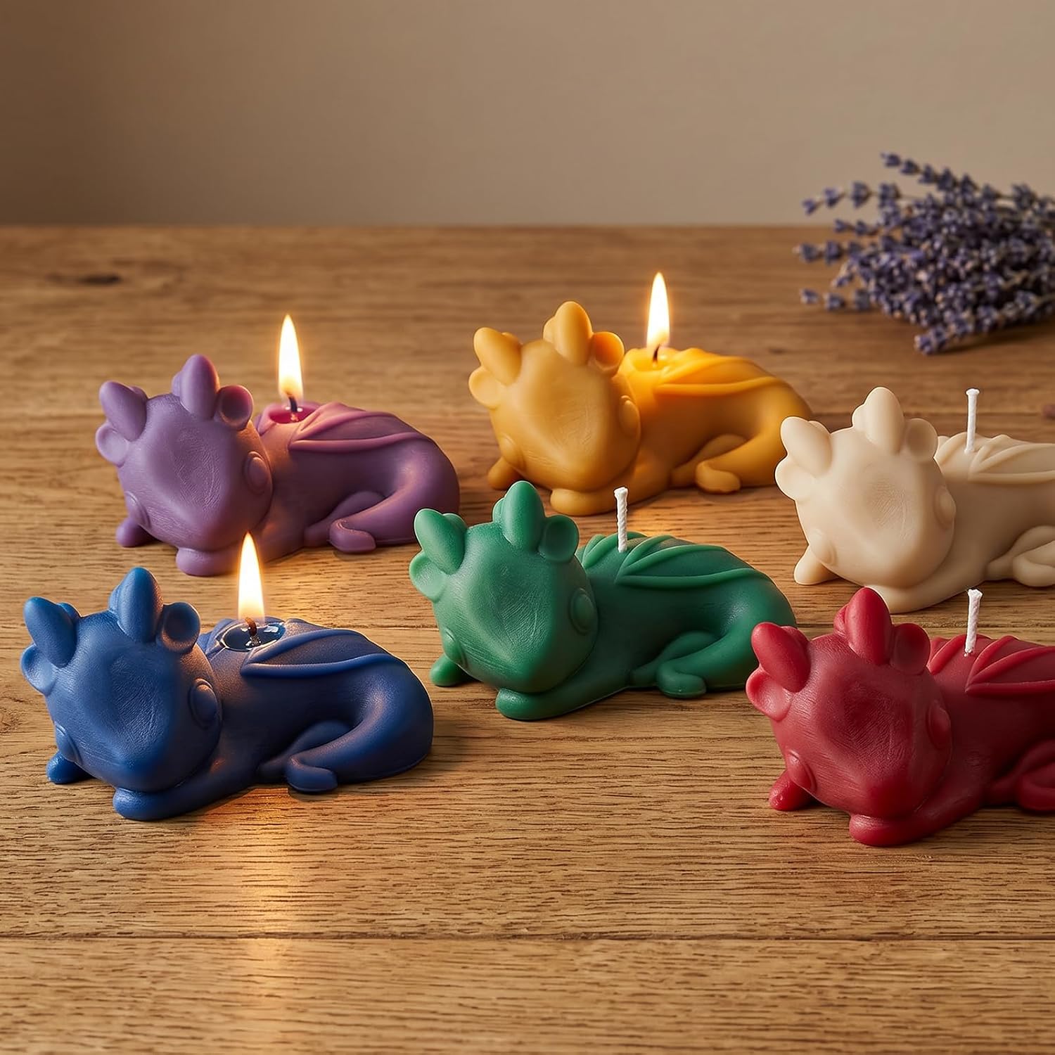 3D Dragon Candle Molds Dragon Baby Silicone Candle Mold