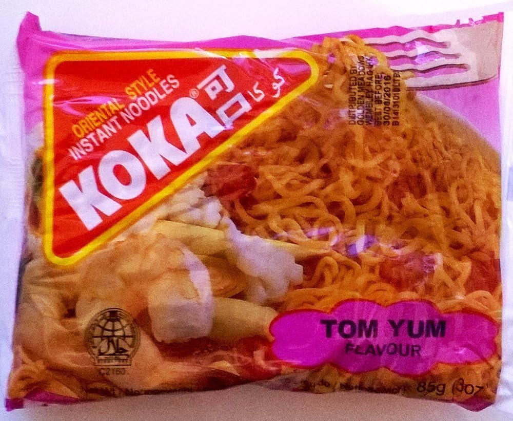Koka Oriental Style Instant Noodles Tom Yam Flavour 30 x 85gm