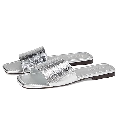 Seychelles Paris Croco Leather Slide Women
