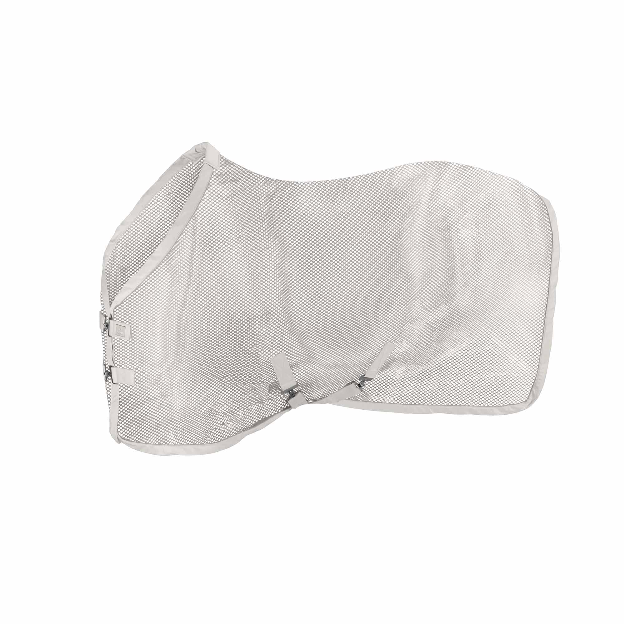 Couverture anti-mouches Eskadron Dura Mesh gris perle protection anti-insectes intégrale cheval