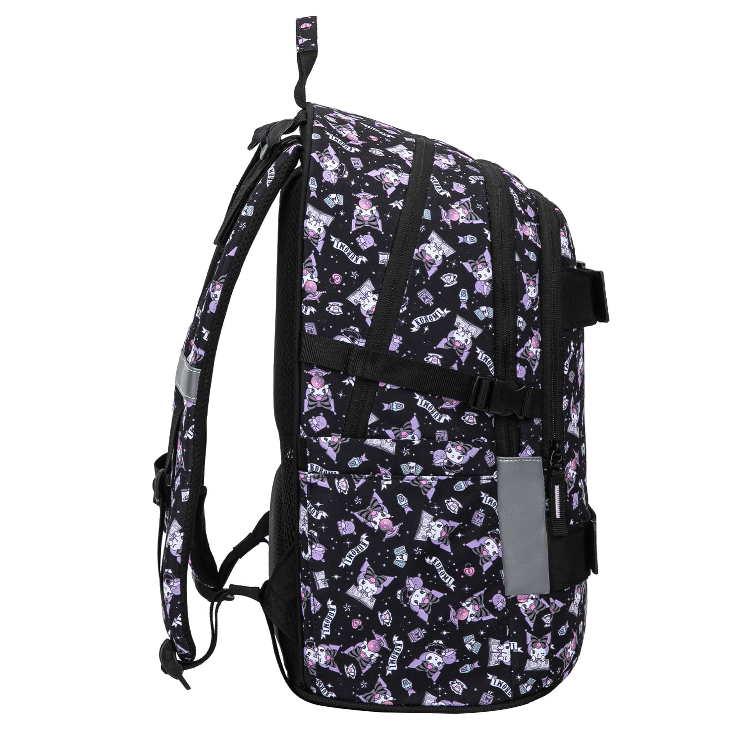 Baagl Mochila escolar para niños, niñas, adolescentes, monopatín, mochila infantil con compartimento para portátil y correa para el pecho, para escuela, secundaria, escuela secundaria