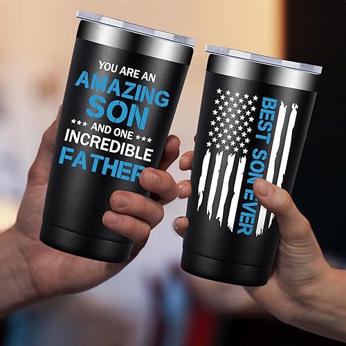 Miniatura 4 de Fufandi Regalos para hijo  Cumpleaños, Navidad, Día de San Valentín, Día del Padre, regalos de graduación para hijo, hijastro, bono, hijo de mamá,