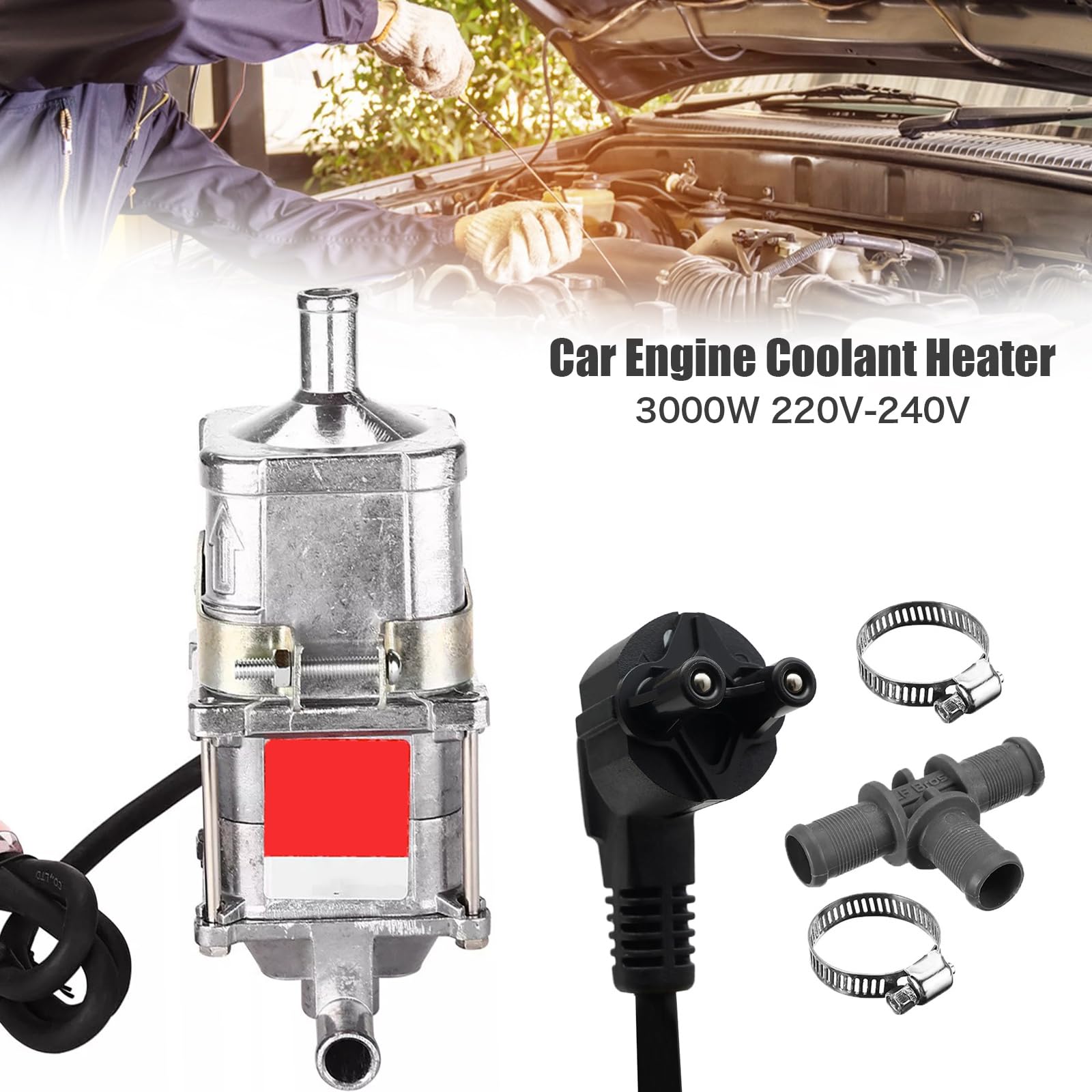 3000W Autovorwärmer, 220-240V Auto Motor Kühlmittel Heizung Parkplatz Vorwärmer, Automotor Pumpe Vorwärmer (3000W)
