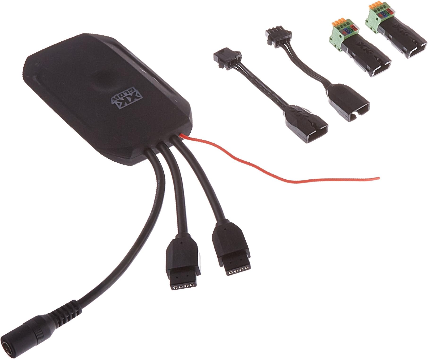 XK-Glow XK-Chrome-KIT Bluetooth Upgrade Controller (Multi-Color RGB LED Xkchrome Smartphone App-Enabled,Universal for RGB LEDs for Car Truck Motorcycle Under Glow)
