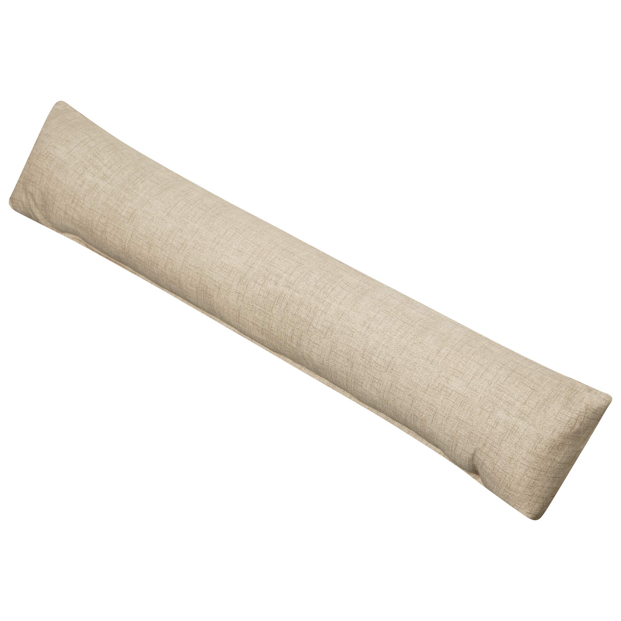 Cna Stores Beige Draught/Draft Excluder Cushion With Zipped Removable Cover (Beige)