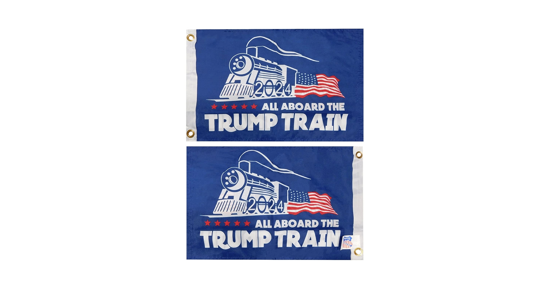 Amazon.com : All Aboard The Trump Train 2024 Blue Premium
