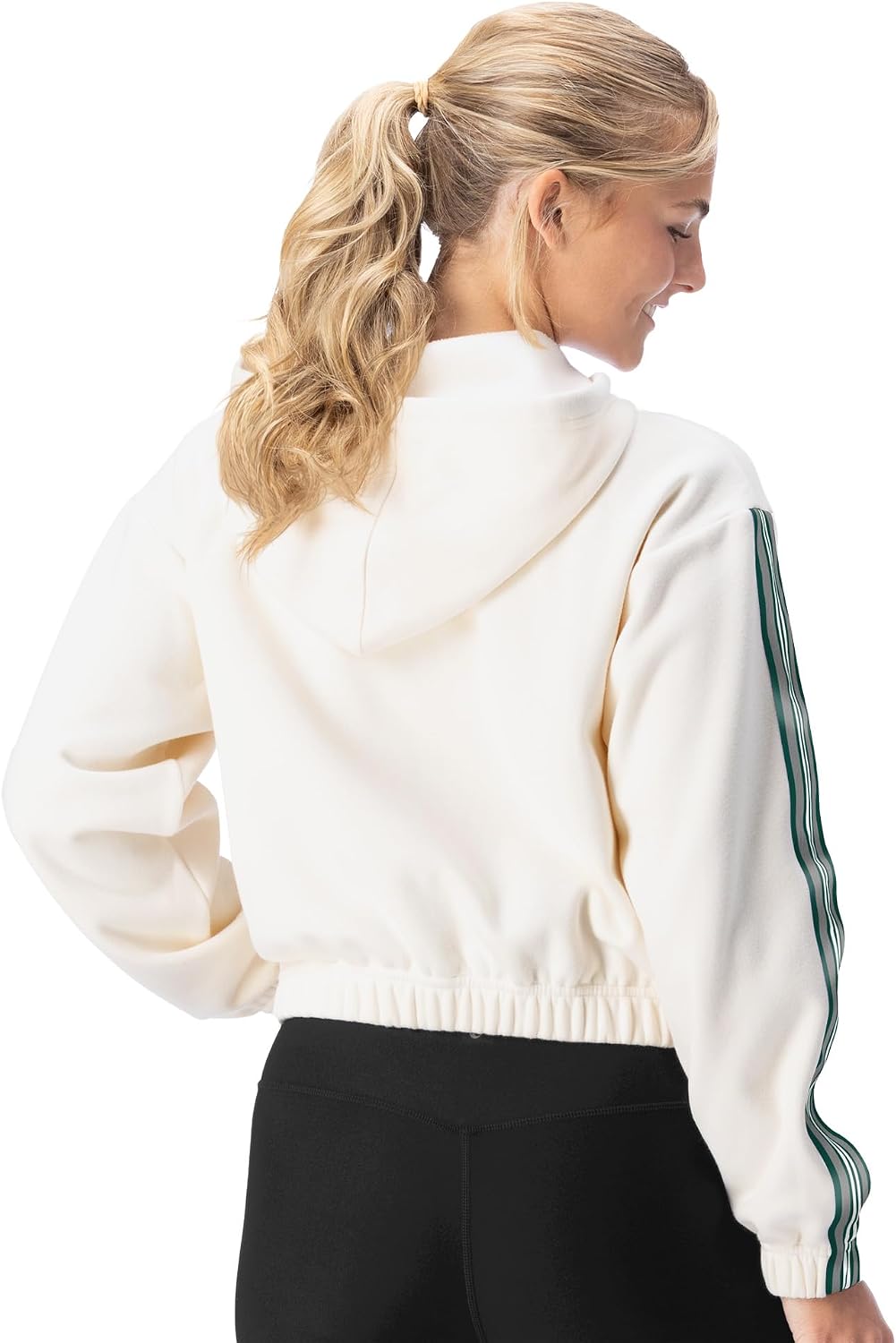 CERTO NCAA Women's Fleece Zip-Up Hoodie Jacket, Soft Full-Zip Sweatshirt, Warm Athletic Outerwear
