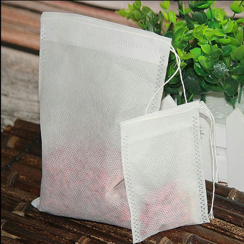 Bolsa de té 6 X 8 5 X 7 CM 500 piezas Bolsa de té perfumada vacía con filtro de sello curativo Bolsas de té para té verde de hierbas-8x10 CM-Papel de filtro 500 piezas