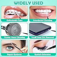 Vista 8 de Juego de cepillos interdentales de 320 piezas, púas de hilo dental suaves y flexibles para aparatos ortopédicos, cuidado de ortodoncia, limpieza